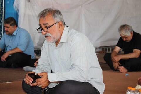 تصاویر/برگزاری مراسم قرائت زیارت اربعین در موکب شهدای روحانی