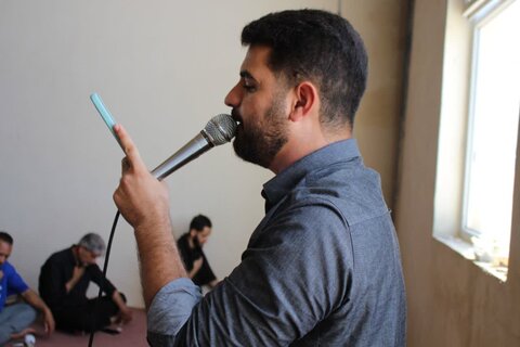 تصاویر/برگزاری مراسم قرائت زیارت اربعین در موکب شهدای روحانی