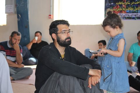 تصاویر/برگزاری مراسم قرائت زیارت اربعین در موکب شهدای روحانی