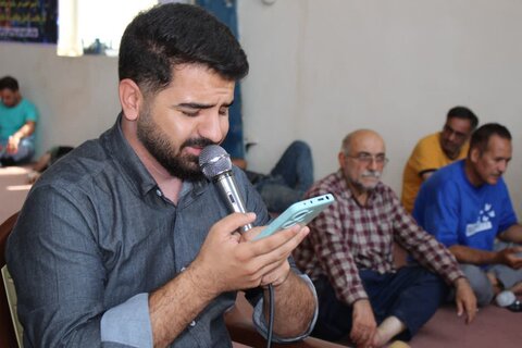 تصاویر/برگزاری مراسم قرائت زیارت اربعین در موکب شهدای روحانی