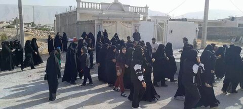 تصاویر/مراسم جاماندگان اربعین حسینی در بخش ماژین