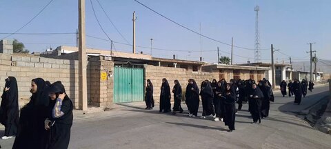 تصاویر/مراسم جاماندگان اربعین حسینی در بخش ماژین