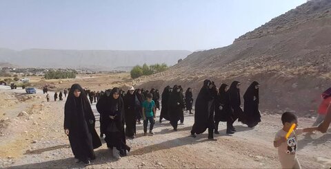 تصاویر/مراسم جاماندگان اربعین حسینی در بخش ماژین