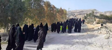 تصاویر/مراسم جاماندگان اربعین حسینی در بخش ماژین