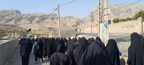 تصاویر/مراسم جاماندگان اربعین حسینی در بخش ماژین