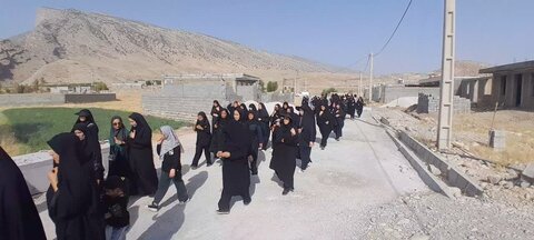 تصاویر/مراسم جاماندگان اربعین حسینی در بخش ماژین