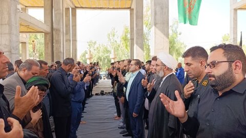 تصاویر مراسم پیاده روی جاماندگان اربعین حسینی در پلدختر