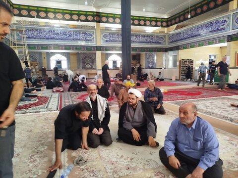 تصاویر/خدمات دهی موکب زائران بهشت به زائران اربعین حسینی