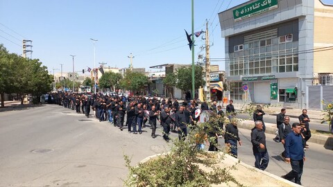 تصاویر/ مراسم پیاده روی جاماندگان اربعین حسینی شهرستان ماهنشان