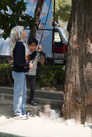 تصاویر| پیاده‌روی جاماندگان اربعین حسینی در اصفهان