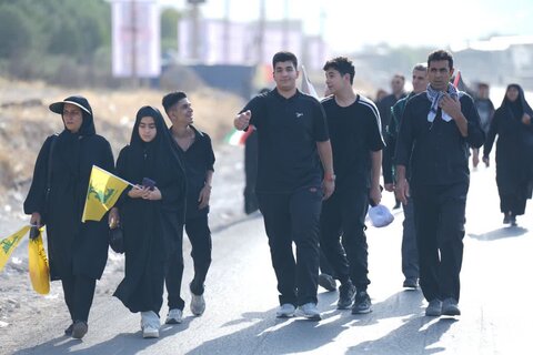 تصاویر مراسم پیاده روی جاماندگان اربعین حسینی در خرم آباد