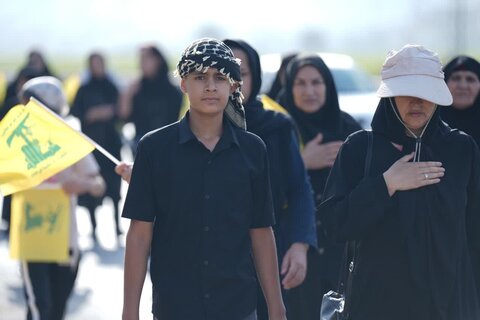 تصاویر مراسم پیاده روی جاماندگان اربعین حسینی در خرم آباد