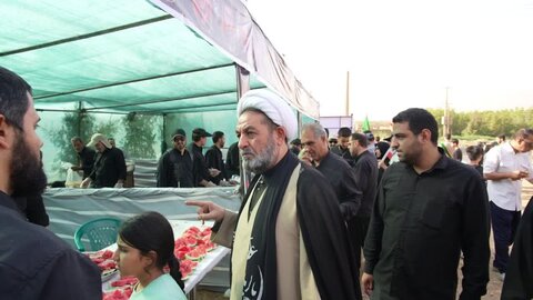 تصاویر مراسم پیاده روی جاماندگان اربعین حسینی در خرم آباد