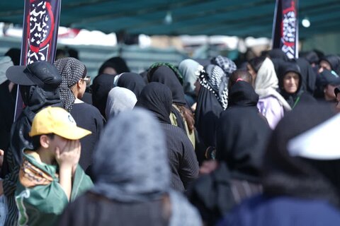 تصاویر مراسم پیاده روی جاماندگان اربعین حسینی در خرم آباد