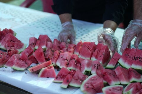 تصاویر مراسم پیاده روی جاماندگان اربعین حسینی در خرم آباد