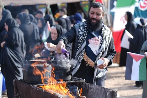 تصاویر مراسم پیاده روی جاماندگان اربعین حسینی در خرم آباد