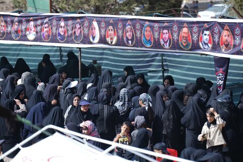 تصاویر مراسم پیاده روی جاماندگان اربعین حسینی در خرم آباد