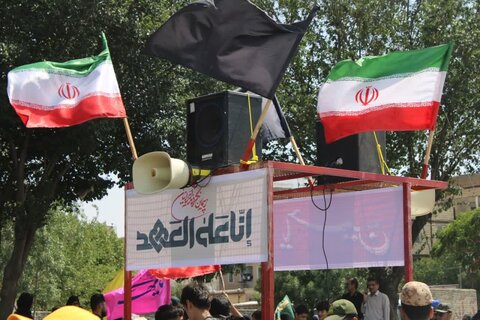 تصاویر مراسم پیاده روی جاماندگان اربعین حسینی در الیگودرز