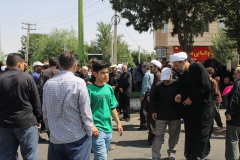 تصاویر مراسم پیاده روی جاماندگان اربعین حسینی در الیگودرز