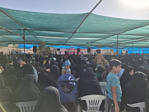 تصاویر/ پیاده روی دلدادگان اربعین حسینی در شهرستان جم