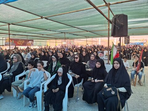 تصاویر/ پیاده روی دلدادگان اربعین حسینی در شهرستان جم