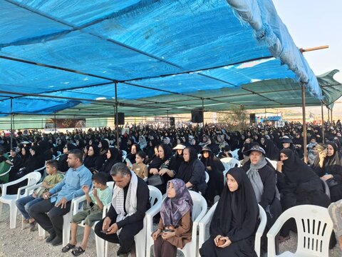 تصاویر/ پیاده روی دلدادگان اربعین حسینی در شهرستان جم