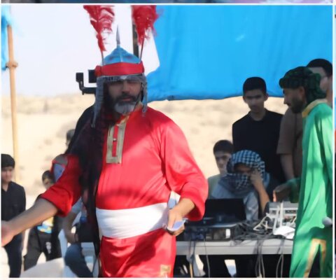 تصاویر/ پیاده روی دلدادگان اربعین حسینی در شهرستان جم