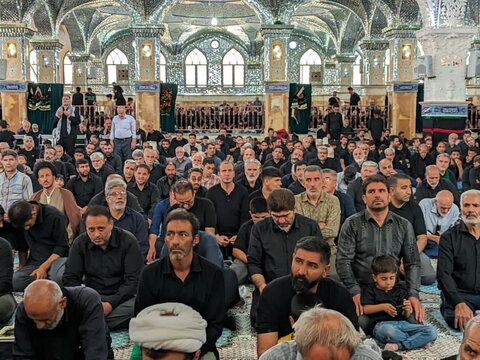 تصاویر/مراسم ظهر اربعین حسینی در آستان مقدس حضرت سلطانعلی (ع)