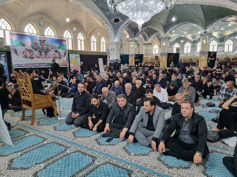 تصاویر/مراسم ظهر اربعین حسینی در آستان مقدس حضرت سلطانعلی (ع)