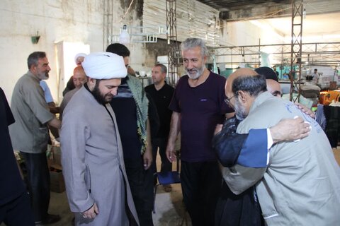 بازدید نماینده ولی‌فقیه در جهادکشاورزی از موکب سنگرسازان بی سنگر حسینی استان مرکزی