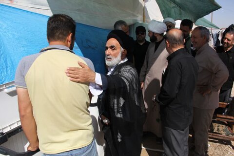 بازدید نماینده ولی‌فقیه در جهادکشاورزی از موکب سنگرسازان بی سنگر حسینی استان مرکزی