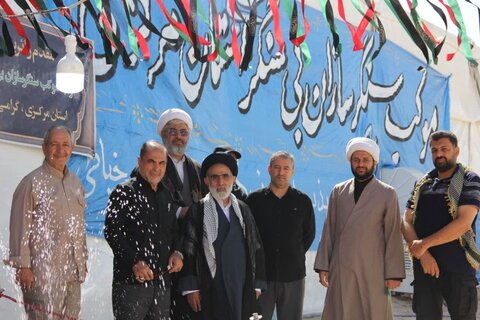 بازدید نماینده ولی‌فقیه در جهادکشاورزی از موکب سنگرسازان بی سنگر حسینی استان مرکزی