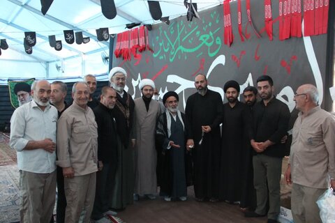 بازدید نماینده ولی‌فقیه در جهادکشاورزی از موکب سنگرسازان بی سنگر حسینی استان مرکزی