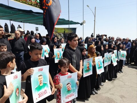 تصاویر/هفتمین همایش راهپیمایی جاماندگان قافله‌ی اربعین دربخش قمصر