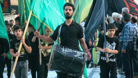 تصاویر/اجتماع اقتدار حسینی جاماندگان اربعین در نجف ایران