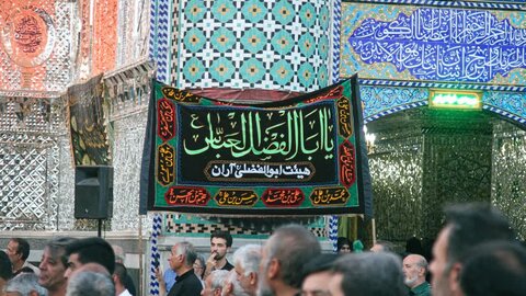 تصاویر/اجتماع اقتدار حسینی جاماندگان اربعین در نجف ایران