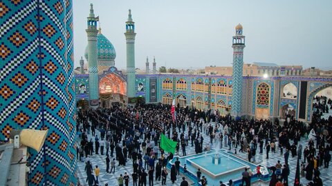 تصاویر/اجتماع اقتدار حسینی جاماندگان اربعین در نجف ایران