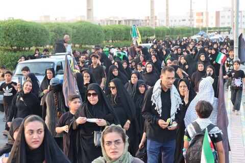 تصاویر/ پیاده روی جاماندگان اربعین در عالیشهر