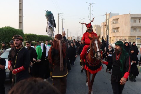 تصاویر/ پیاده روی جاماندگان اربعین در عالیشهر