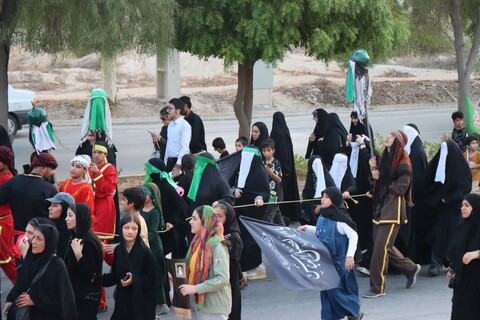 تصاویر/ پیاده روی جاماندگان اربعین در عالیشهر