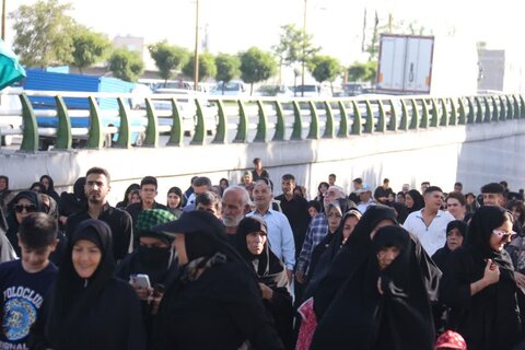 تصاویر/ پیاده روی دلدادگان اربعین حسینی در ارومیه