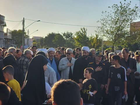 تصاویر/ پیاده‌روی جاماندگان اربعین حسینی در چایپاره