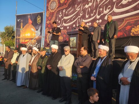 تصاویر/ پیاده‌روی جاماندگان اربعین حسینی در چایپاره