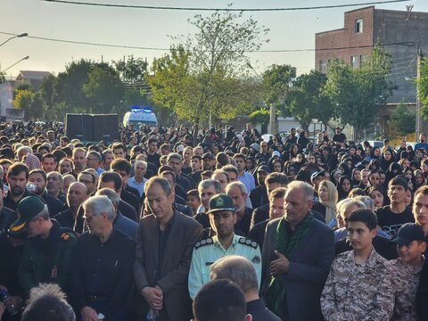 تصاویر/ پیاده‌روی جاماندگان اربعین حسینی در چایپاره