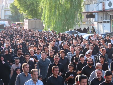 تصاویر/ پیاده‌روی جاماندگان اربعین حسینی در چایپاره