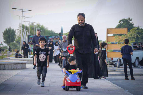 تصاویر/ پیاده‌روی جاماندگان اربعین در بوشهر