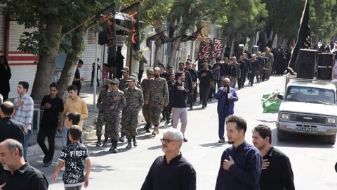 مراسم جاماندگان اربعین حسینی در اسدآباد