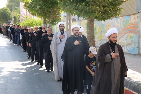 مراسم جاماندگان اربعین حسینی در اسدآباد