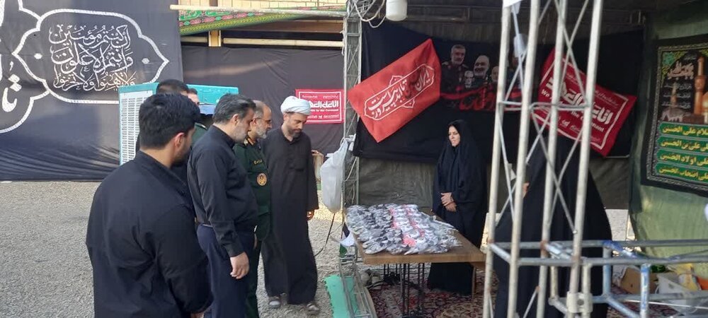 بازدید سردار موحد از موکب های اربعین