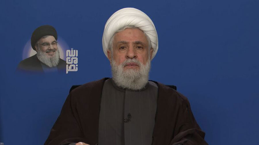 الشيخ نعيم قاسم لـ لاريجاني: شكرٌ لإيران على دعمها للمقاومة